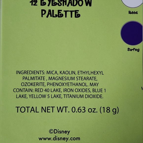 Disney Lilo & Stitch Frog 12 Eyeshadow Palette NEW - Picture 4 of 9